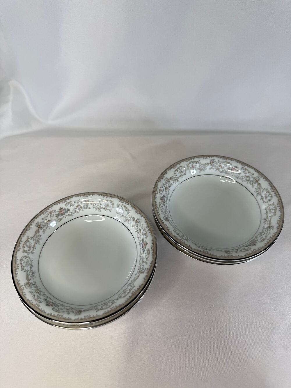 Noritake Westbrook 5907 Fruit Dessert Sauce Bowls 5.5” Set of 6 Vintage Japan